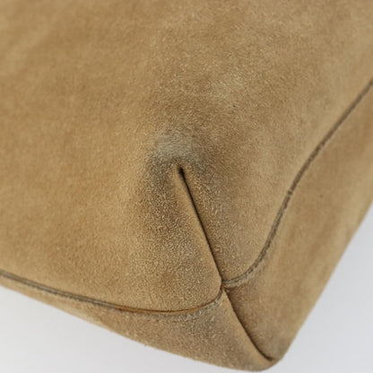 Gucci Vintage Handbag Suede, BEIGE, SUEDE, Handbag