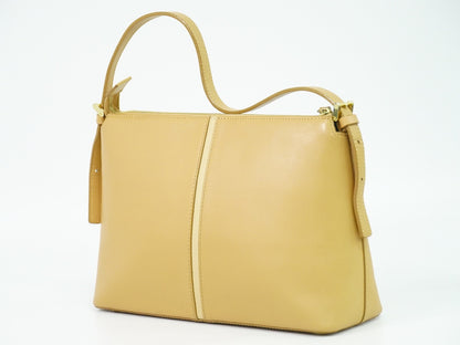 Burberry Nova check Shoulder bag Leather, BEIGE, LEATHER, Shoulder bag