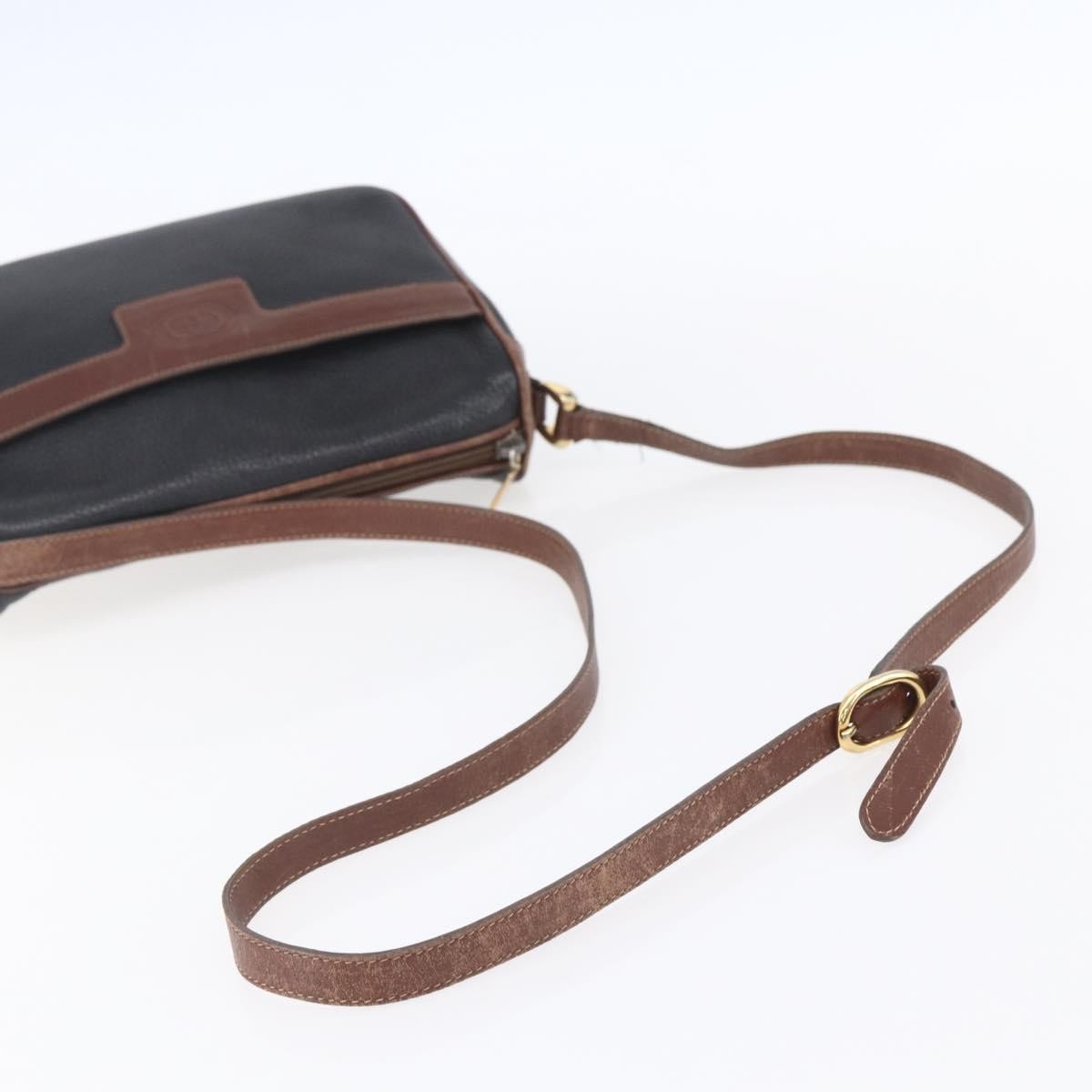 Gucci Vintage Shoulder Bag Leather, BLACK, LEATHER, Shoulder bag