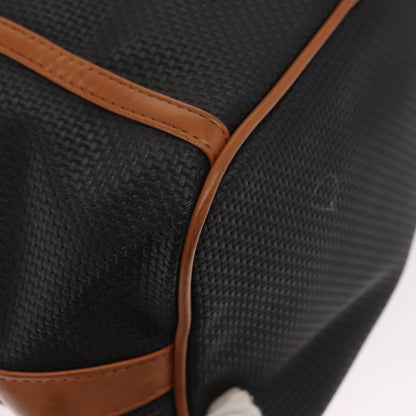 Saint Laurent Vintage Shoulder Bag Canvas, BLACK, CANVAS, Shoulder bag