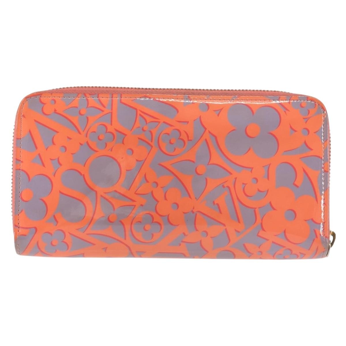 Louis Vuitton Zippy Wallet NM Monogram Patent, ORANGE, PATENT_LEATHER, Wallets