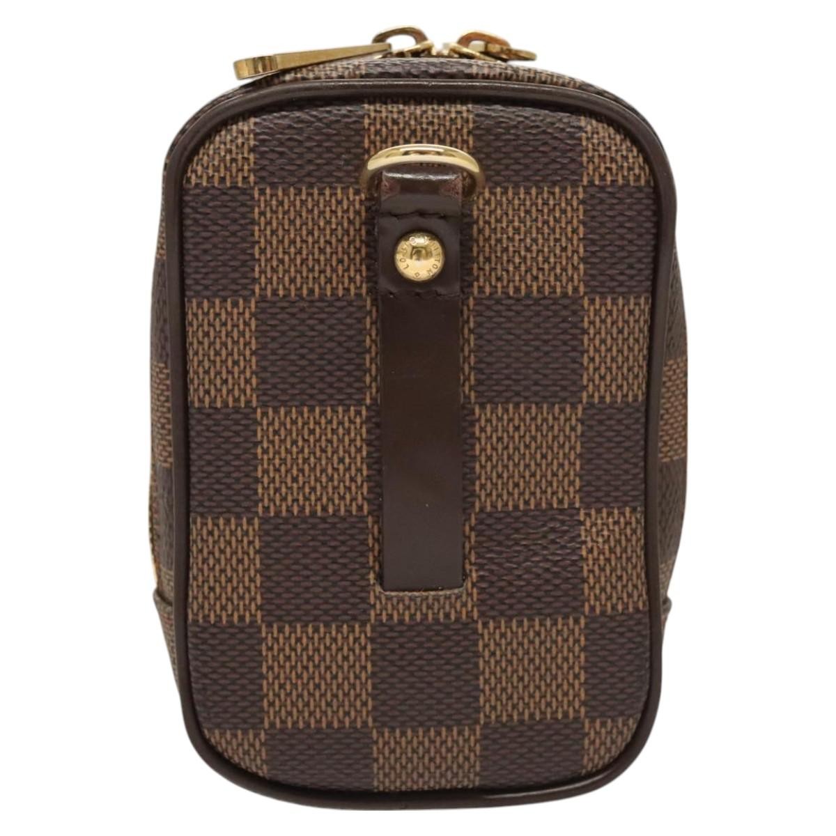Louis Vuitton Etui Okapi Camera Case Damier, BROWN, CANVAS, Travel bag