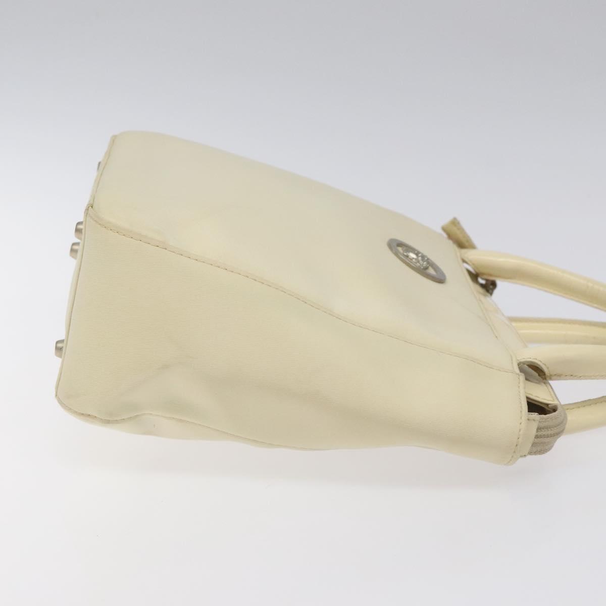 Versace Vintage Handbag Nylon, BEIGE, NYLON, Handbag