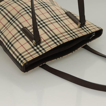 Burberry Nova Check Tote canvas check pattern, BEIGE, CANVAS, Tote bag