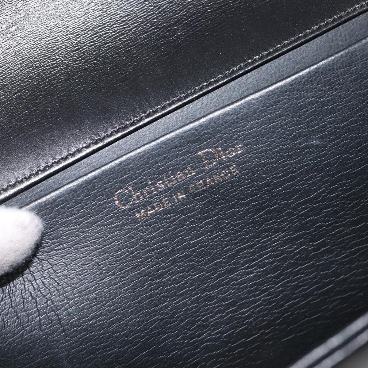 Christian Dior Flap chain Shoulder bag Leather, BLACK, LEATHER, Shoulder bag