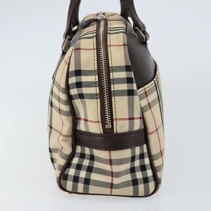 Burberry Nova Check Tote Canvas and Leather, BEIGE, NYLON, Tote bag