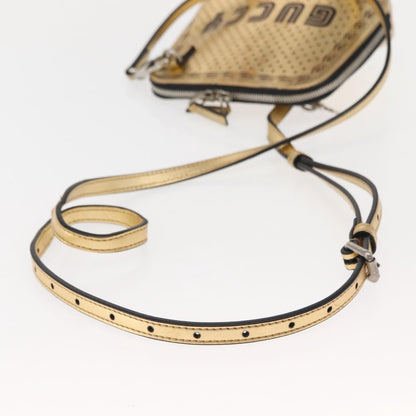 Gucci Dome Crossbody Bag Limited Edition Printed Leather, GOLD, LEATHER, Crossbody bag