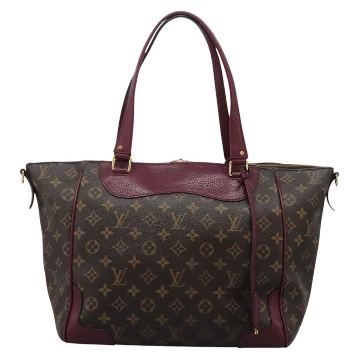 Louis Vuitton Estrela NM Handbag Monogram Canvas with Leather, PURPLE, CANVAS, Handbag