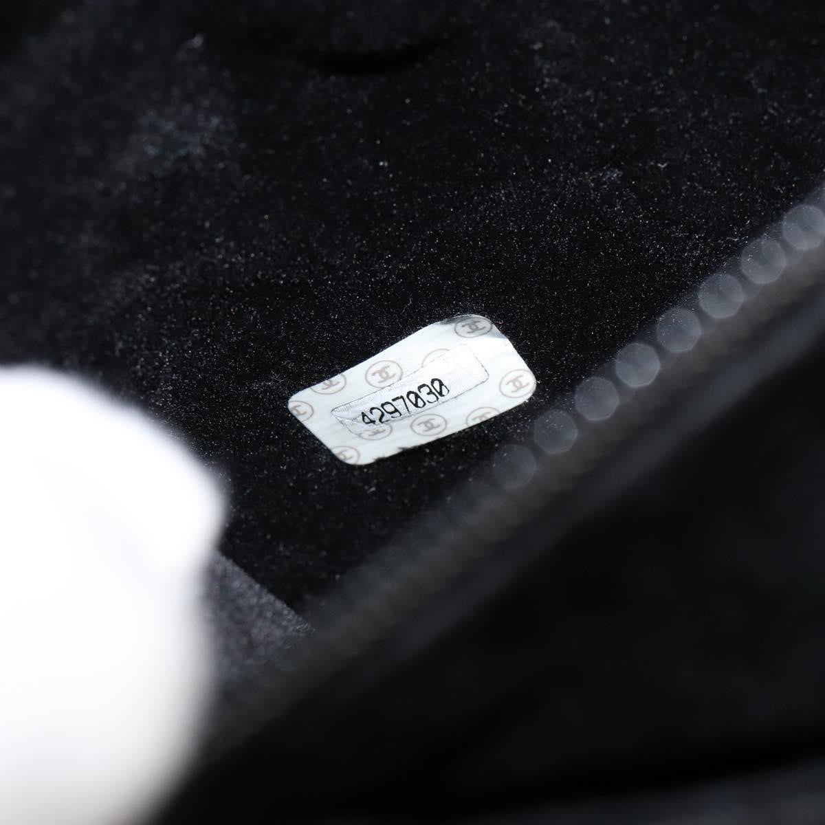 Chanel Vintage Timeless Zip Around Vanity Case Caviar, BLACK, LEATHER, Clutche & pouche