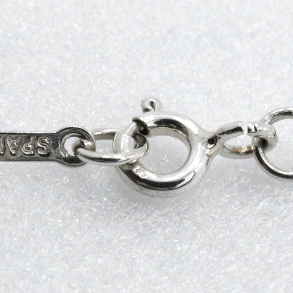 Tiffany & Co. Elsa Peretti Open Heart Pendant Necklace Sterling Silver, SILVER, SILVER, Necklace