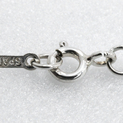 Tiffany & Co. Elsa Peretti Open Heart Pendant Necklace Sterling Silver, SILVER, SILVER, Necklace