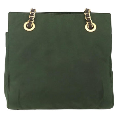 Prada Re-Edition 1995 Chain Tote Quilted Re-Nylon, GREEN, NYLON, Shoulder bag