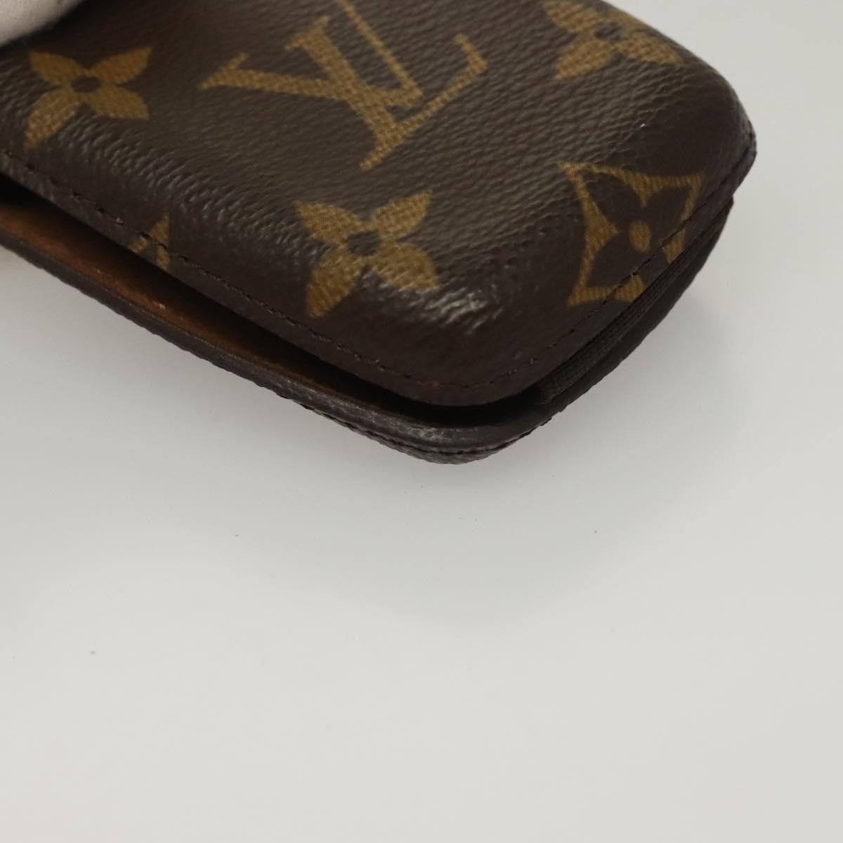 Louis Vuitton Etui Phone Case Monogram Canvas, BROWN, CANVAS, Tech accessory