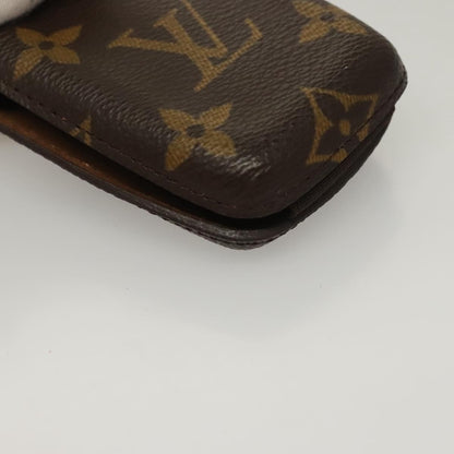 Louis Vuitton Etui Phone Case Monogram Canvas, BROWN, CANVAS, Tech accessory