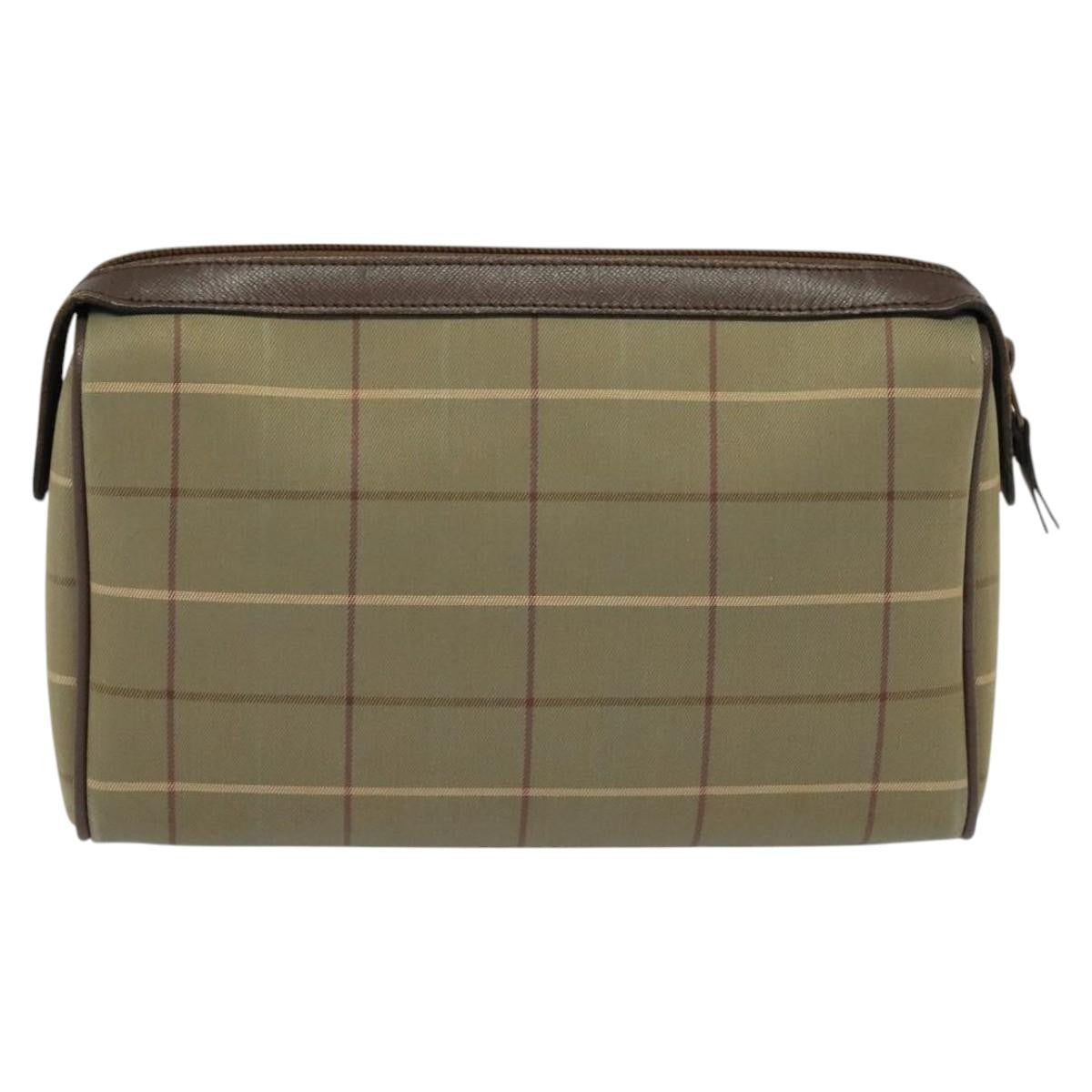 Burberry Nova check Pochette Canvas, BEIGE, CANVAS, Clutche & pouche
