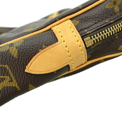 Louis Vuitton Marly Dragonne Clutch Monogram Canvas, BROWN, CANVAS, Clutche & pouche