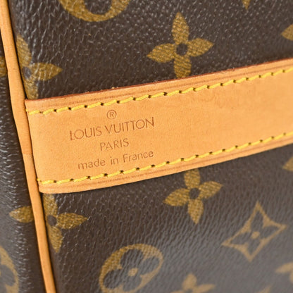 Louis Vuitton Keepall Bandouliere Bag Monogram Canvas, BROWN, CANVAS, Travel bag