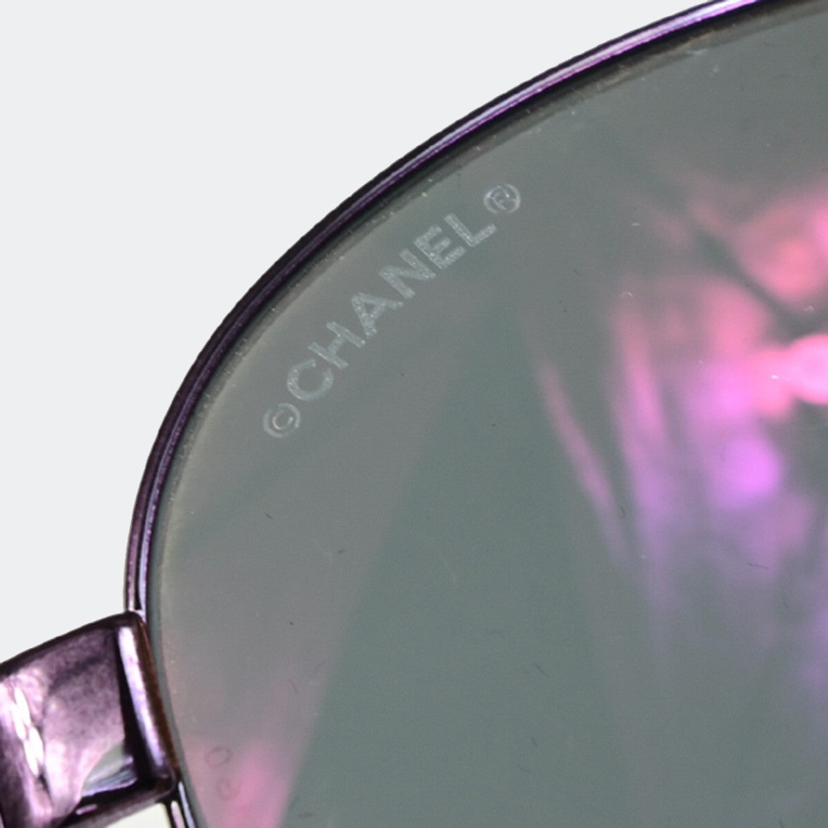 Chanel CC No. 5 Charm Chain Belt Metal, PURPLE, METAL, Sunglasse