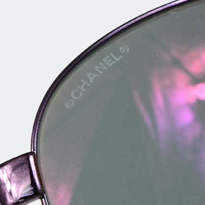 Chanel CC No. 5 Charm Chain Belt Metal, PURPLE, METAL, Sunglasse