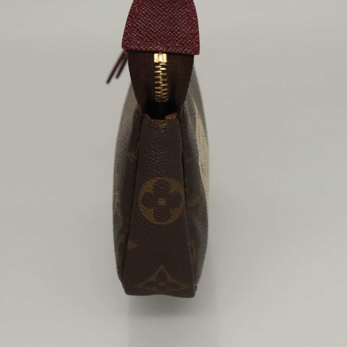 Louis Vuitton Pochette Accessoires Monogram Canvas, BROWN, CANVAS, Clutche & pouche