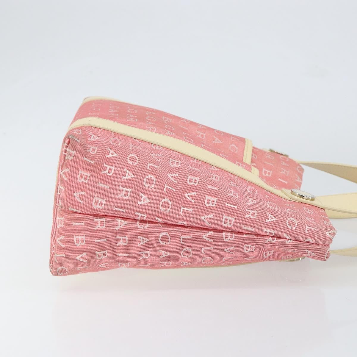 Bvlgari Logomania Handbag Canvas, PINK, CANVAS, Handbag