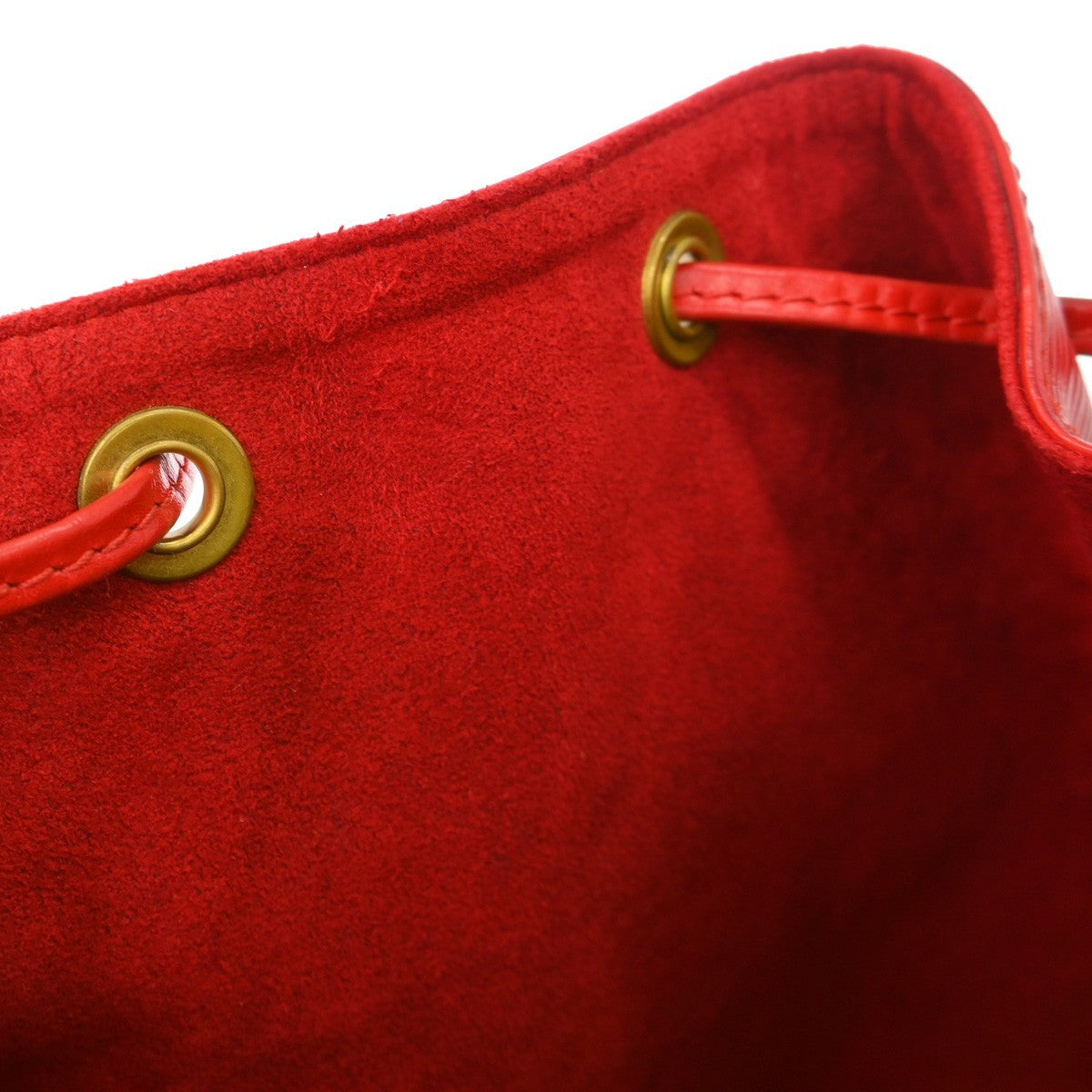 Louis Vuitton Petit Noe Handbag Epi Leather, Red, Leather, Shoulder Bag