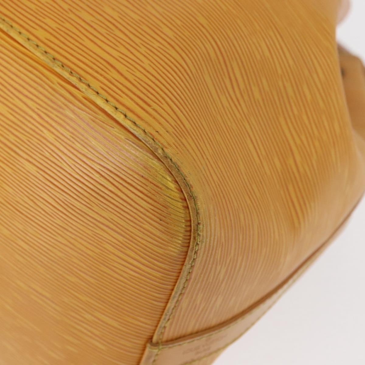 Louis Vuitton Petit Noe Handbag Epi Leather, YELLOW, LEATHER, Shoulder bag