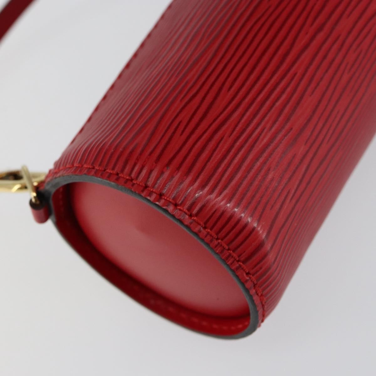 Louis Vuitton Soufflot Pochette Epi Leather, RED, LEATHER, Clutche & pouche
