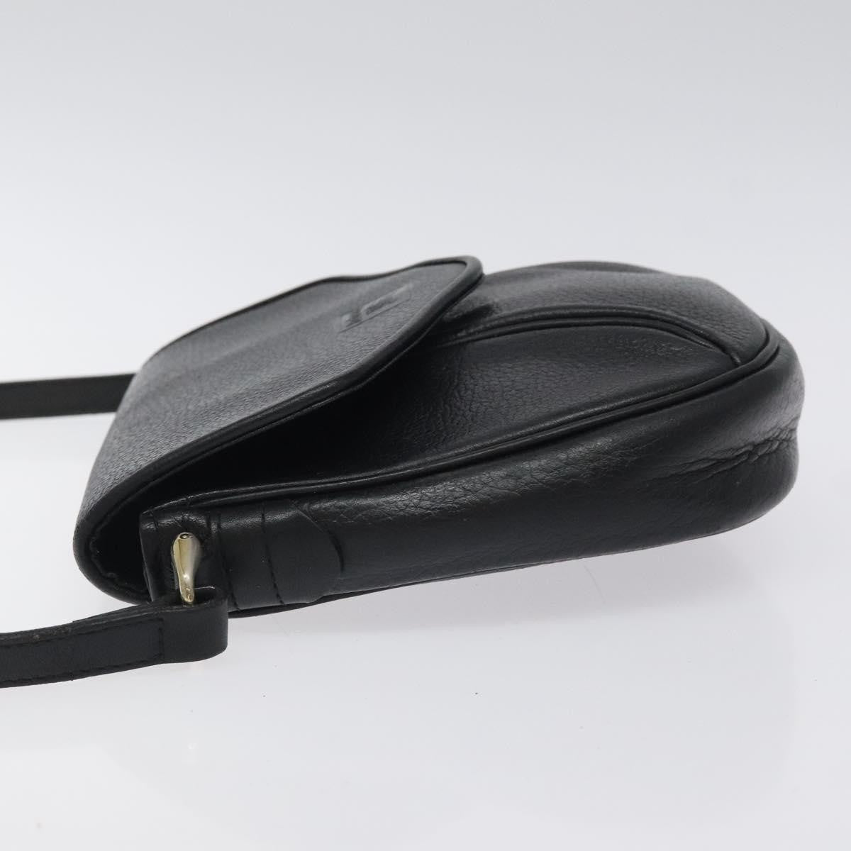 Burberry Flap Shoulder Bag Leather, BLACK, LEATHER, Shoulder bag