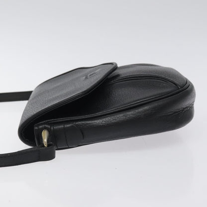 Burberry Flap Shoulder Bag Leather, BLACK, LEATHER, Shoulder bag