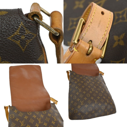 Louis Vuitton Musette Salsa Handbag Monogram Canvas, Brown, Canvas, Shoulder Bag