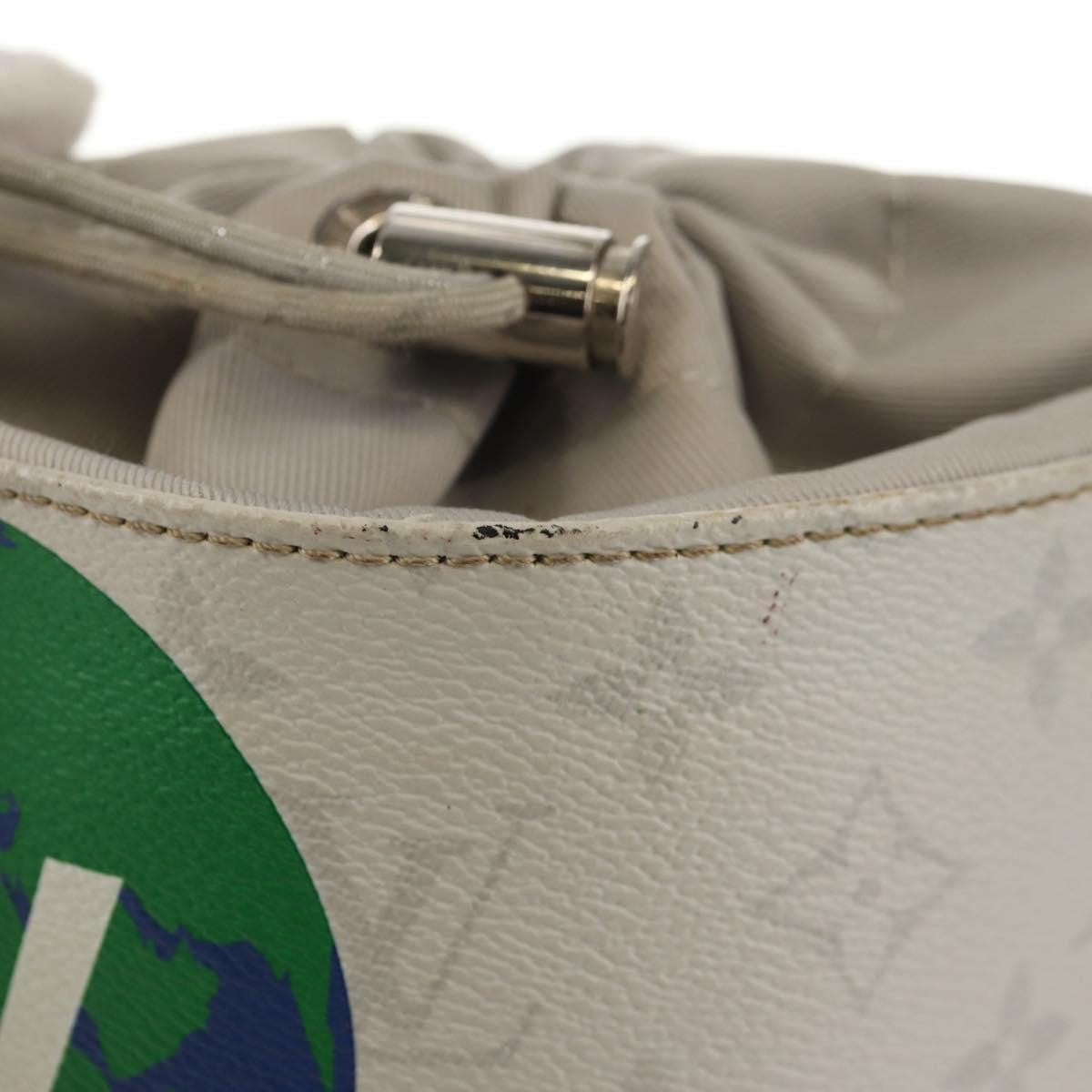 Louis Vuitton Chalk Sling Bag Limited Edition Logo Story Monogram Canvas, WHITE, CANVAS, Shoulder bag