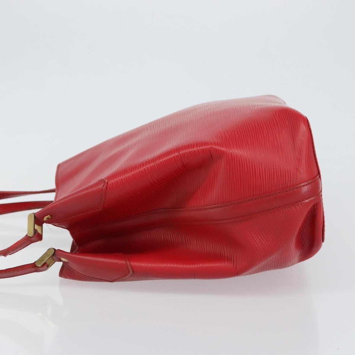 Louis Vuitton Mandara Handbag Epi Leather, RED, LEATHER, Shoulder bag