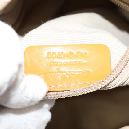 Salvatore Ferragamo Vala Handbag Nylon, BEIGE, NYLON, Handbag