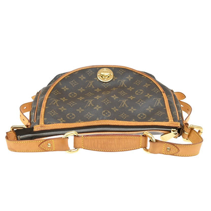 Louis Vuitton Tulum Handbag Monogram Canvas, BROWN, CANVAS, Handbag