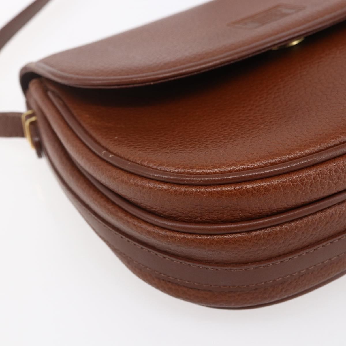 Burberry Vintage Shoulder Bag Leather, BROWN, LEATHER, Shoulder bag