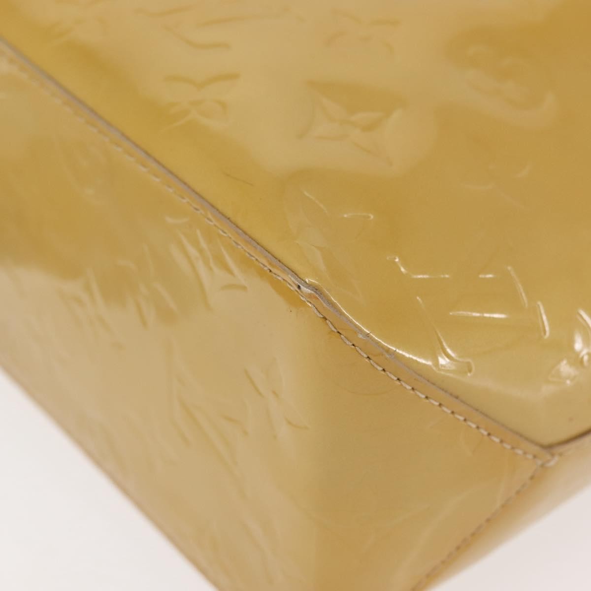 Louis Vuitton Reade Handbag Monogram Vernis, BEIGE, PATENT_LEATHER, Handbag