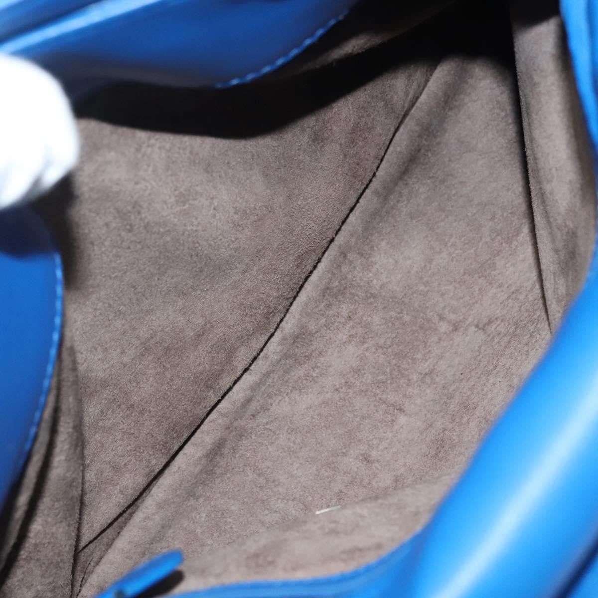 Bottega Veneta Olimpia Shoulder Bag Intrecciato Nappa, BLUE, LEATHER, Shoulder bag