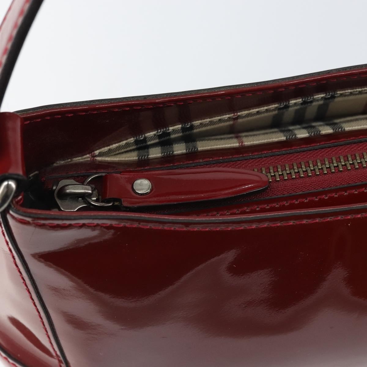 Burberry Vintage Shoulder Bag Patent leather, RED, PATENT_LEATHER, Shoulder bag
