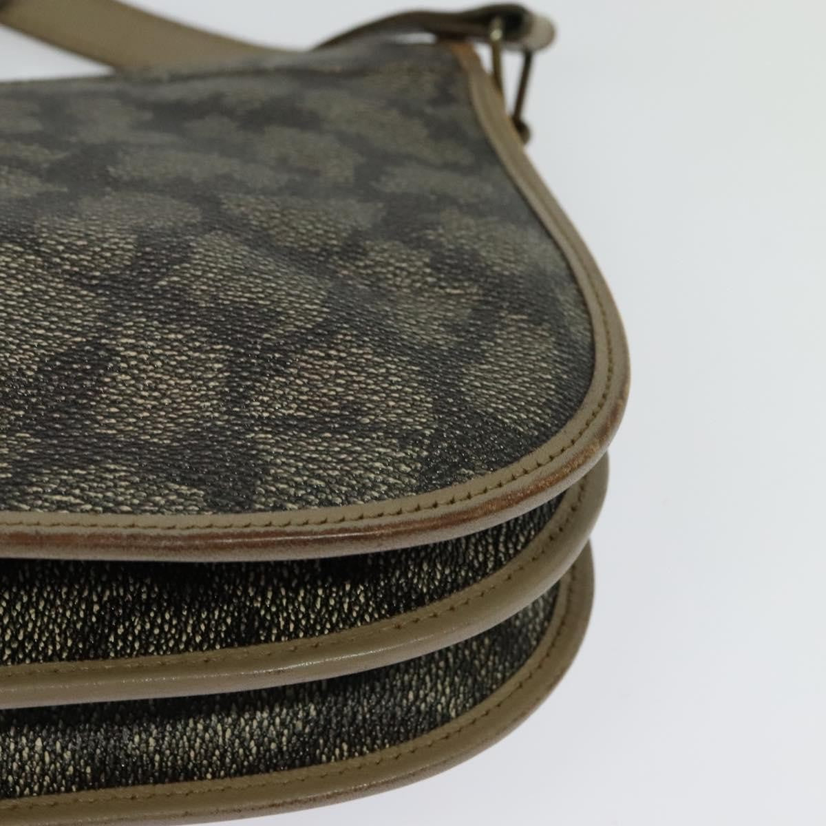 Saint Laurent Buckle Flap Crossbody Bag Canvas, BEIGE, CANVAS, Shoulder bag