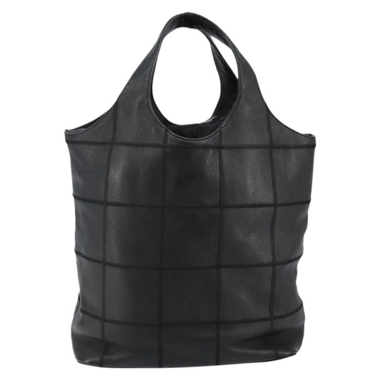 Chanel Square Stitch Tassel Hobo Quilted Leather, BLACK, LEATHER, Handbag