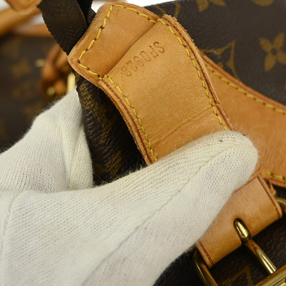 Louis Vuitton Cruiser Handbag Monogram Canvas, BROWN, CANVAS, Travel bag