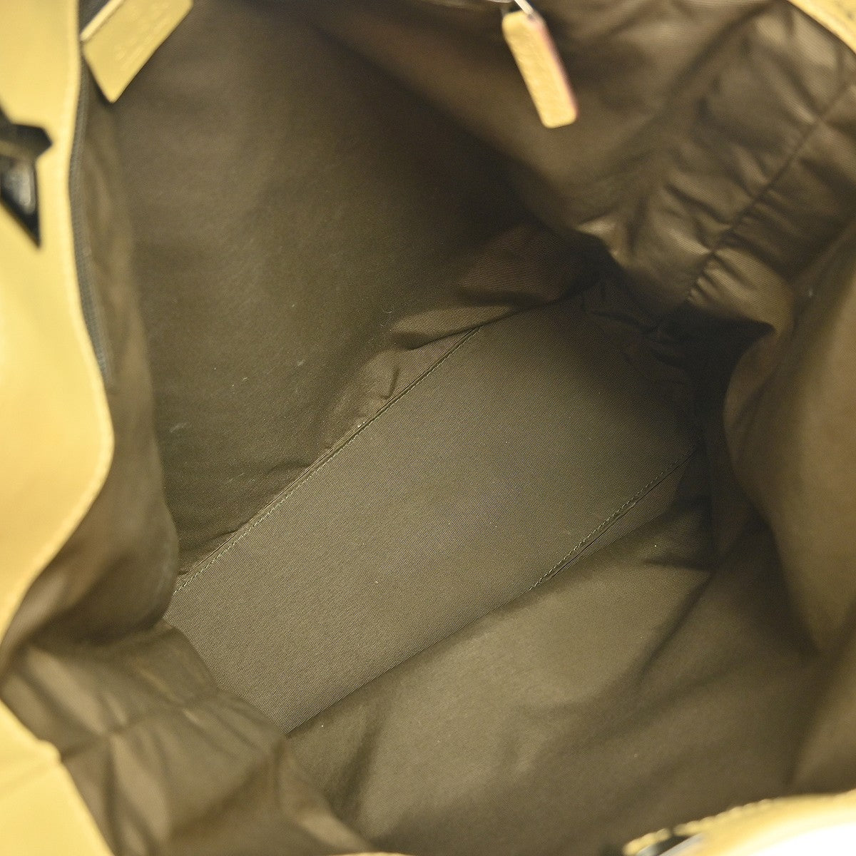 Gucci Vintage Bucket Shopping Tote GG Canvas, BROWN, CANVAS, Tote bag