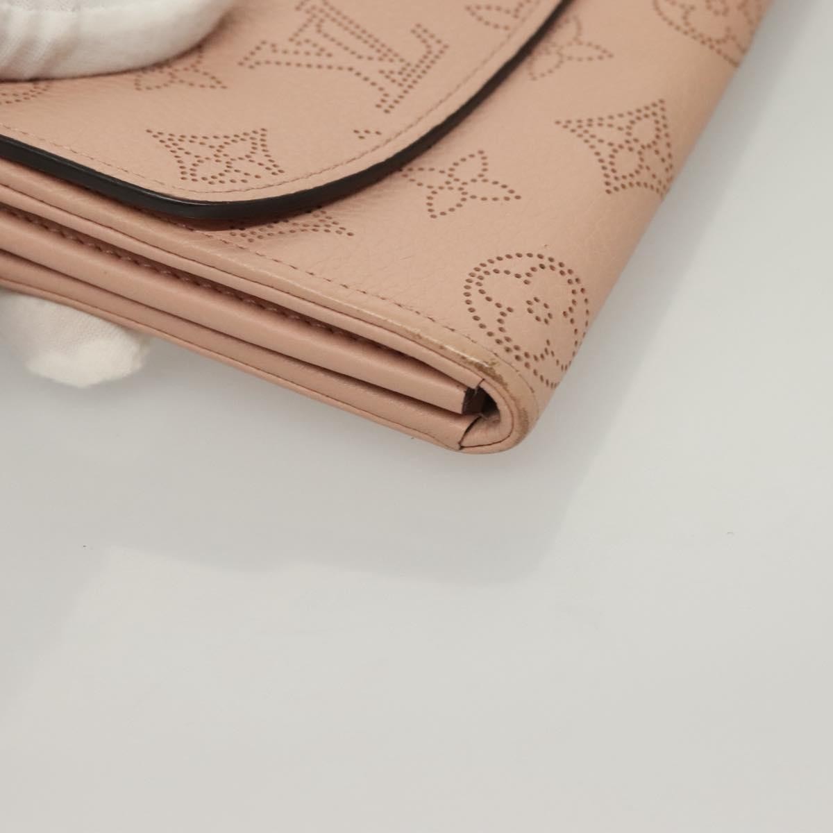 Louis Vuitton Iris Wallet Mahina Leather, PINK, LEATHER, Wallets