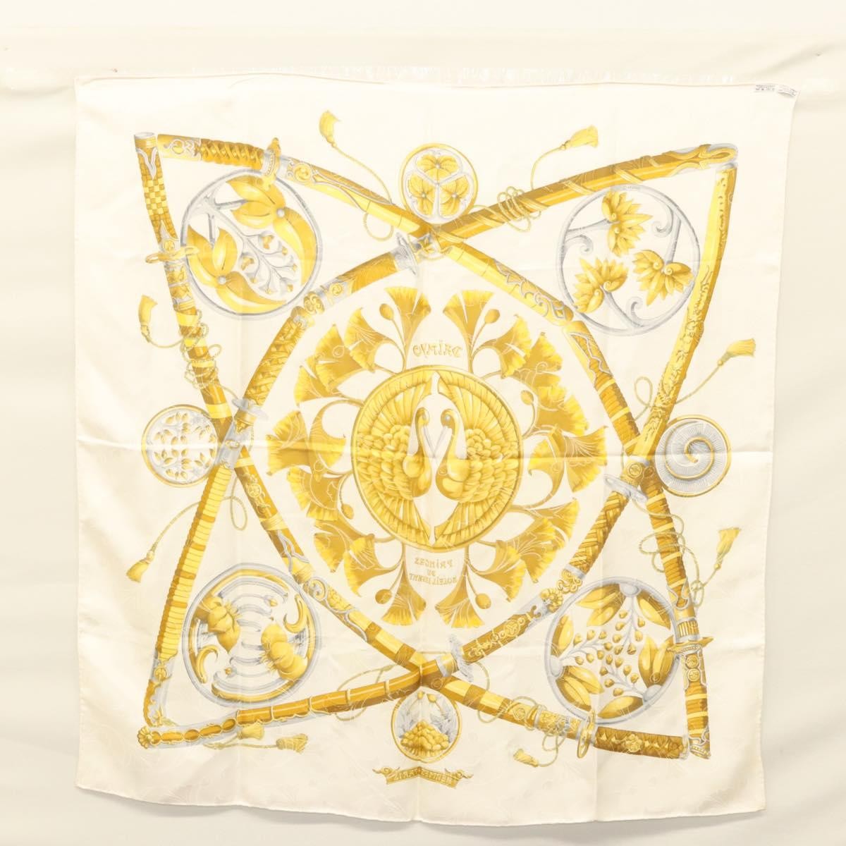 Hermes Carré 90 Silk multicolor, WHITE, SILK, Scarve & shawl