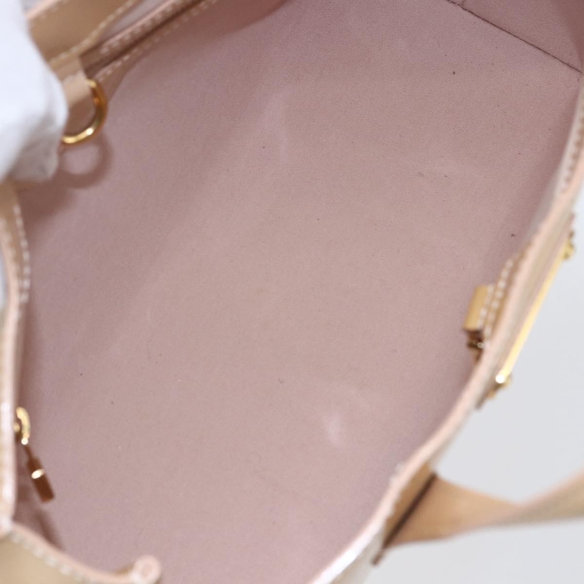 Louis Vuitton Wilshire Handbag Monogram Vernis, BEIGE, PATENT_LEATHER, Handbag