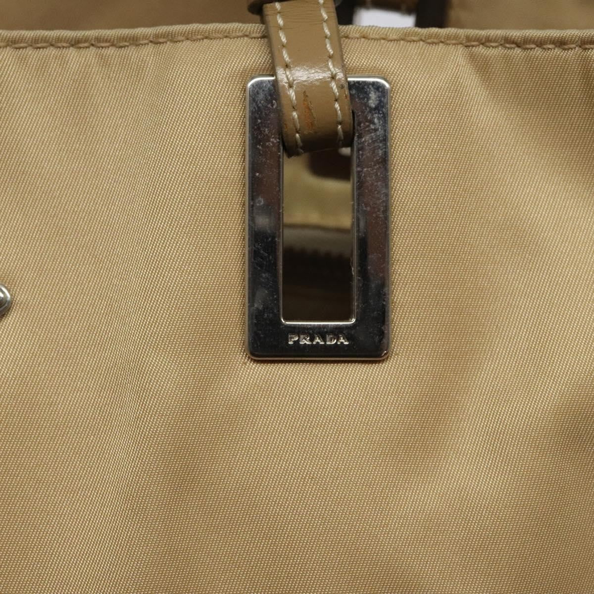Prada Open Tote Tessuto, BEIGE, NYLON, Tote bag