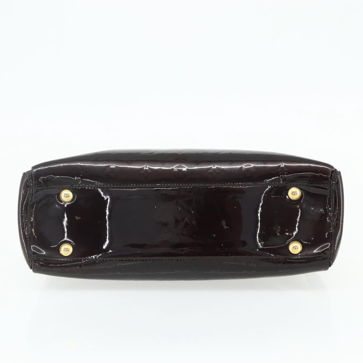 Louis Vuitton Melrose Avenue Handbag Monogram Vernis, Burgundy, Patent Leather, Handbag