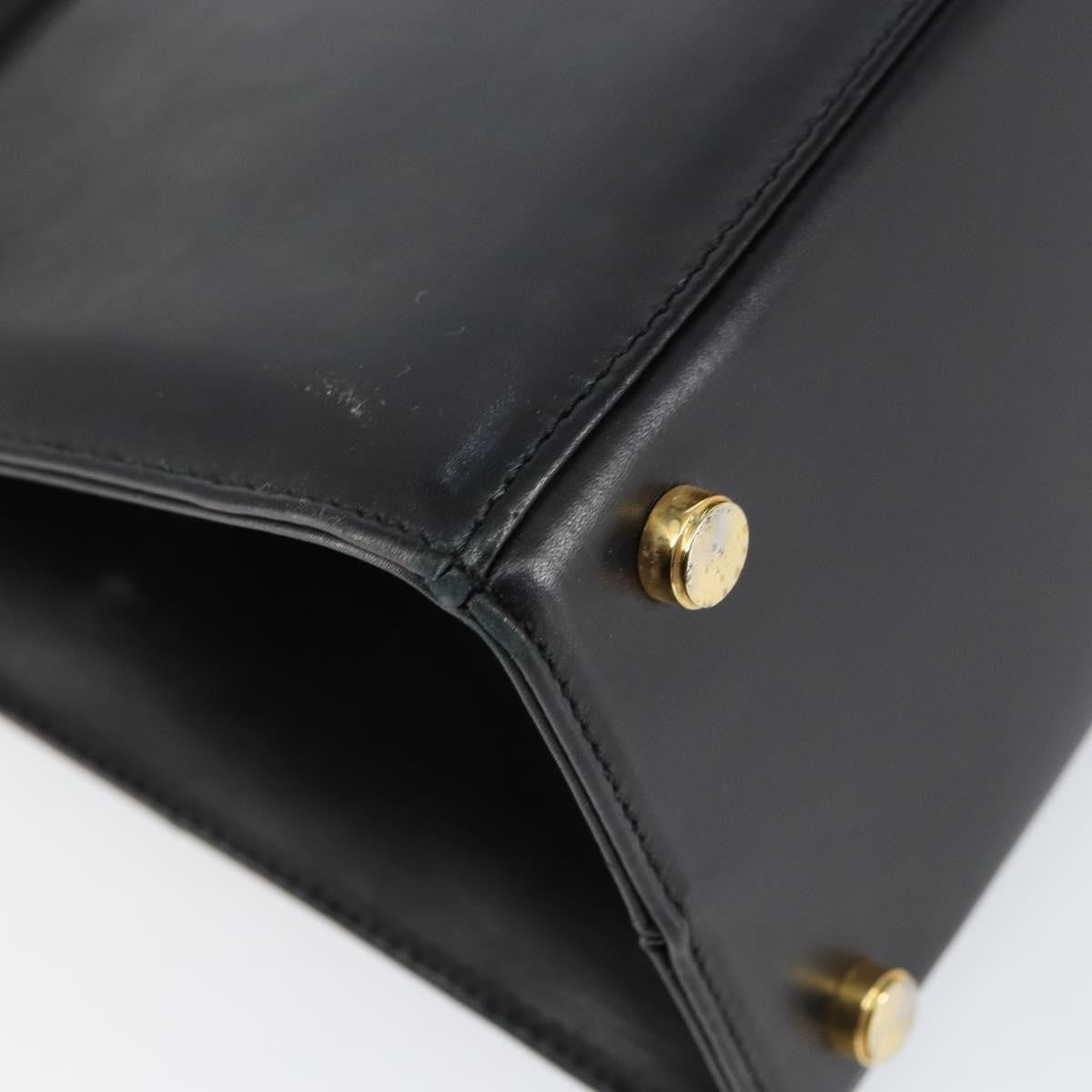 Salvatore Ferragamo Convertible Vara Bow Tote Leather, BLACK, LEATHER, Handbag