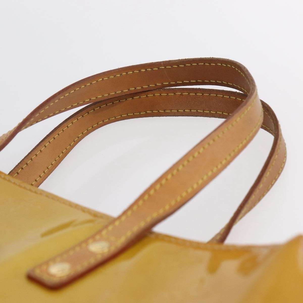 Louis Vuitton Reade Handbag Monogram Vernis, BEIGE, PATENT_LEATHER, Tote bag